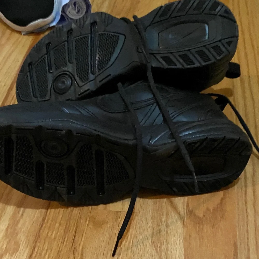 Nike Air Monarch Men's Black Athletic Shoes